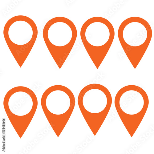 Free Download Pin icon vector. Location icon. Map pointer icon - GFXLoad