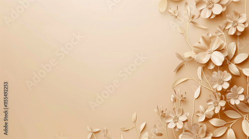white flowers on a wooden background