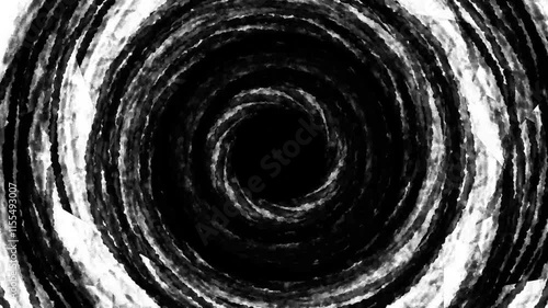 black hole spiral video