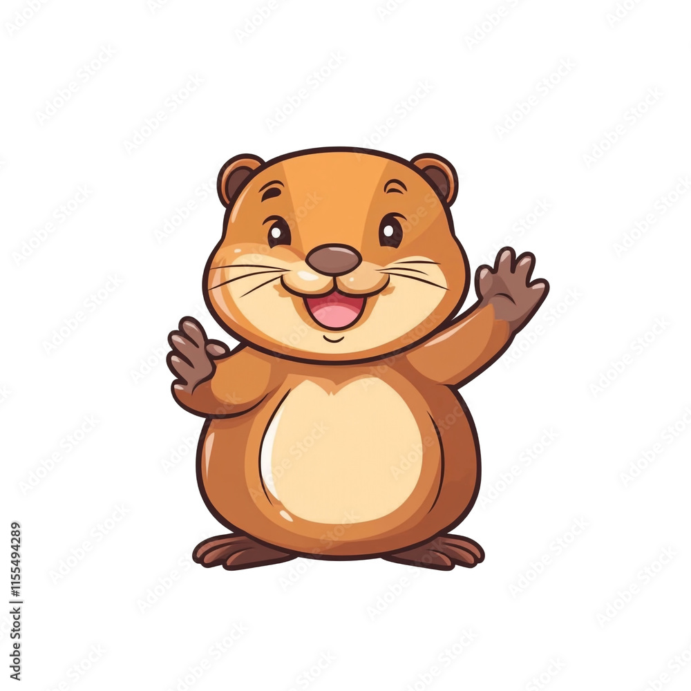 Adorable Otter Waving Hello! Adorable Otter Waving Hello!