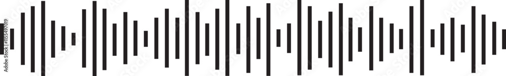 Audio waves icon. Voice message and sound representation Record music player. Mobile talk track. Podcast soundwave. Social network speech audio. Equalizer spectrum noise. Vector illustration. Audio waves icon. Voice message and sound representation Record music player. Mobile talk track. Podcast soundwave. Social network speech audio. Equalizer spectrum noise. Vector illustration.