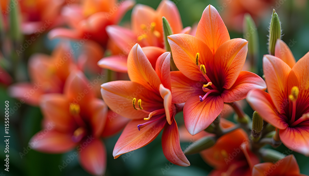 Fototapeta premium Radiant Tiger Lilies