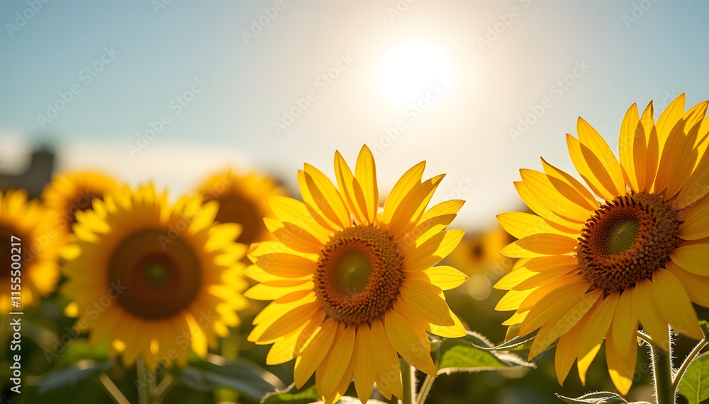 Obraz premium Summer Sunflowers
