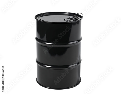 oil barrel isolated on white