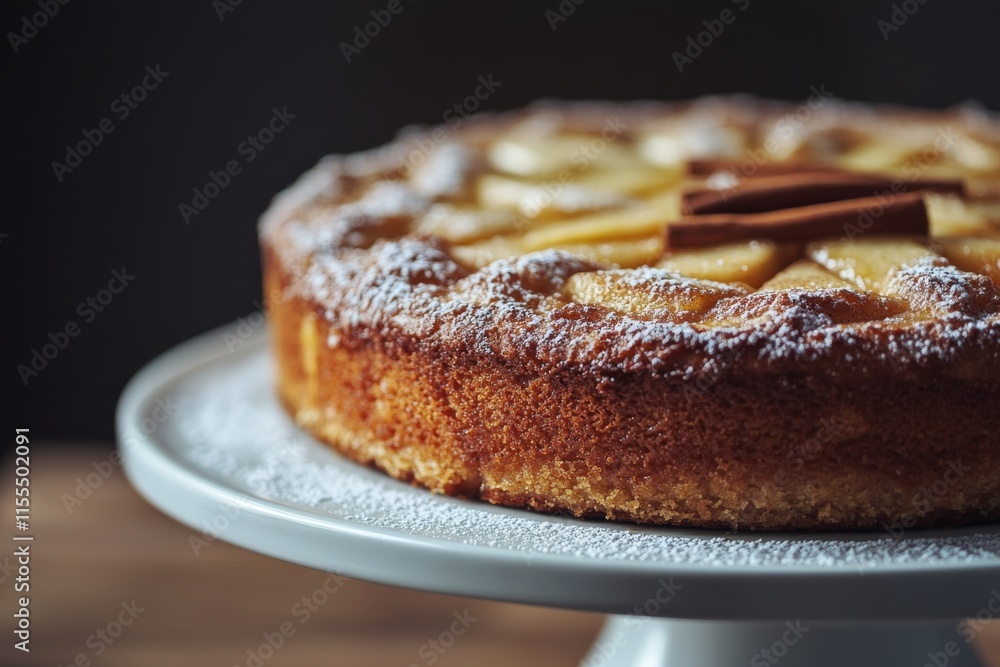Delicious Apple Cinnamon Cake Homemade Dessert Pastry Baked Goods Sweet Treat Delicious Apple Cinnamon Cake Homemade Dessert Pastry Baked Goods Sweet Treat