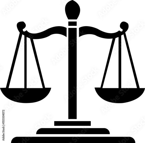 Scales justice icon, judge, crime, fight