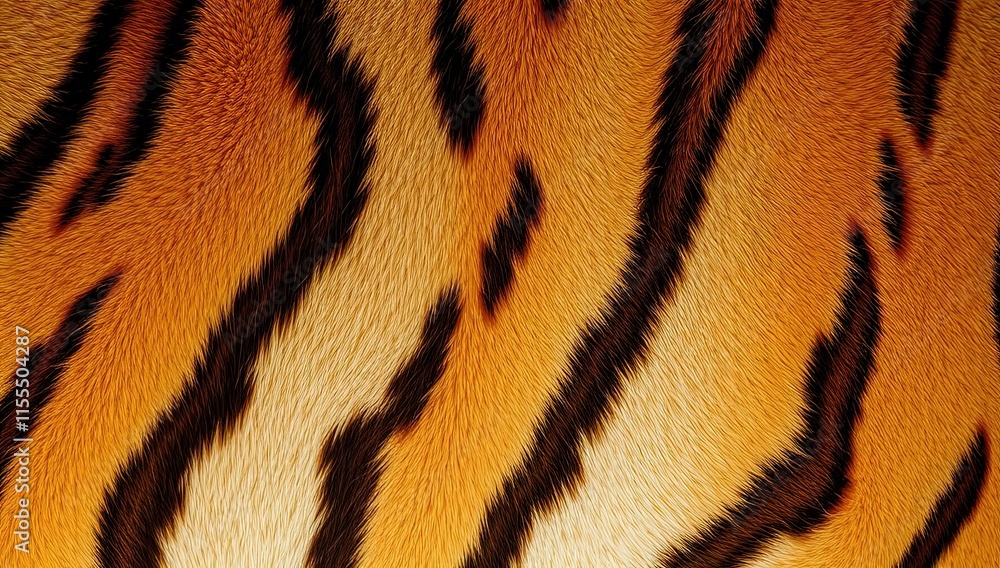 Fototapeta premium Tiger Fur Pattern