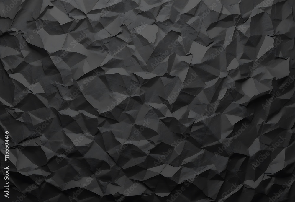 Obraz premium Black paper with torn edges, cut out in the shape of a rectangle, isolated on a black background 
