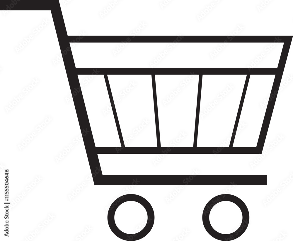 Shopping cart icon empty shopping cart symbol, shop and sale, black vector vector isolated on transparent background. Web store shipping cart. Internet shop buy logo sign. Shopping cart icon empty shopping cart symbol, shop and sale, black vector vector isolated on transparent background. Web store shipping cart. Internet shop buy logo sign.