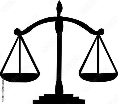 Scales justice icon, judge, crime, fight