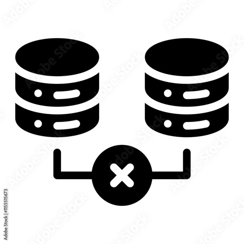 disconnect glyph icon
