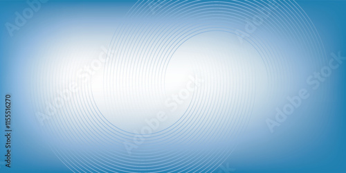 Gradient abstract background with circular line patterns. Vector illustration.