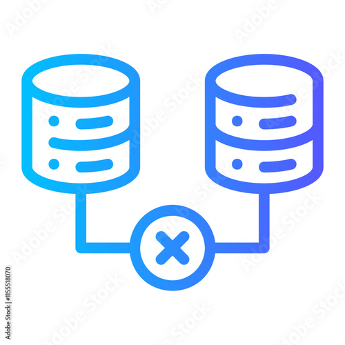 disconnect gradient icon