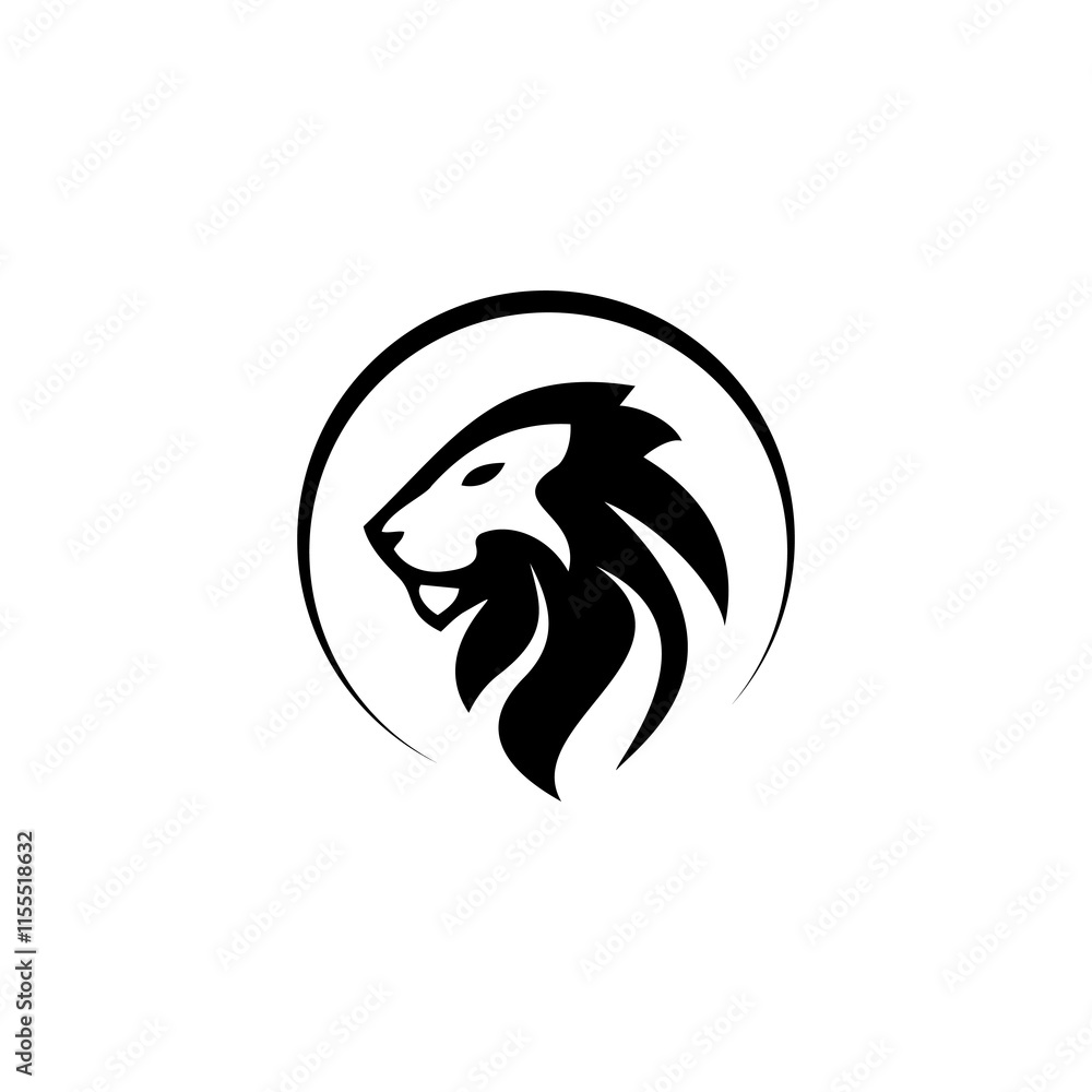 icon lion and moon icon lion and moon