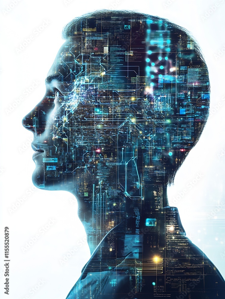 Profile of Man in Futuristic Cyber Network with Digital Data Elements : Generative AI