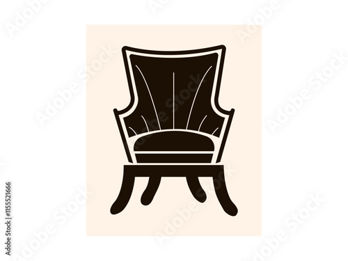 Office chair icon simple illustration chair line iconOffice Armchair Line Icon with Editable Stroke and Pixel Perfect.Chair and Sofa of front view line icon Chair icon set executive chair icon Vector 