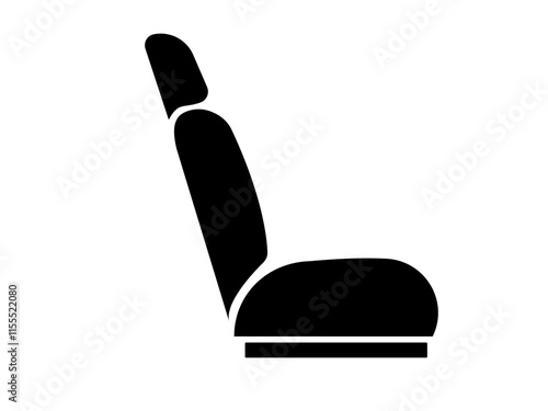 Dentist chair line and glyph icon, stomatology and dental, surgery sign vector graphics, a linear pattern on a white background,Dentistry chair isolated icon vector illustration design.Dental Medical 
