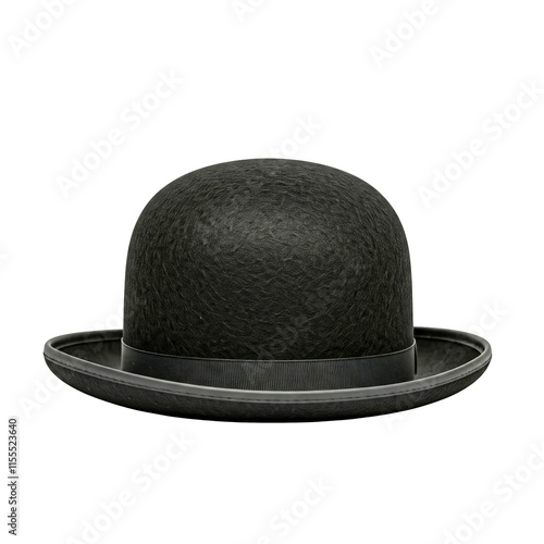 Bowler hat isolated on transparent background png photo