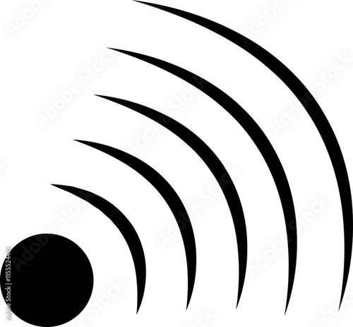 Concentric ripple circles sound waves icon. Seismic Earthquake alert radar. Radial signal sonar wave soundwave rings touch effect or pulse line vector   isolated on transparent background