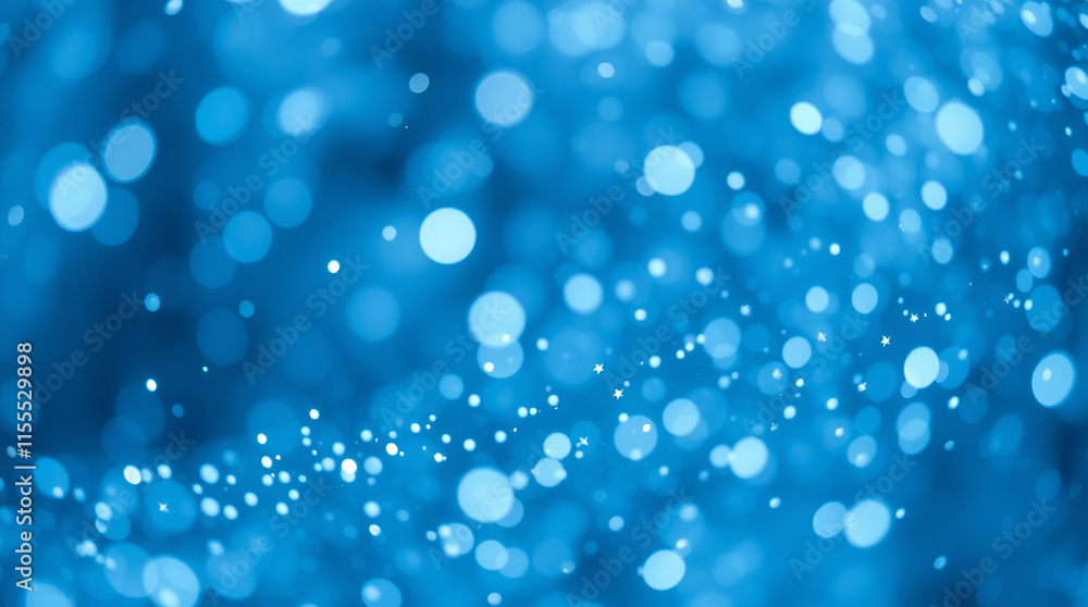 Abstract Blue Bokeh Background Abstract Blue Bokeh Background