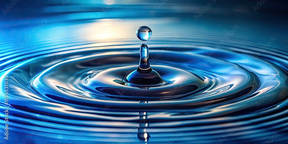 Rain Drop Impact Water Surface Photography, Smooth Water Ripple, Single Drop Splash, Nature Macro Photography Rain Drop Impact Water Surface Photography, Smooth Water Ripple, Single Drop Splash, Nature Macro Photography