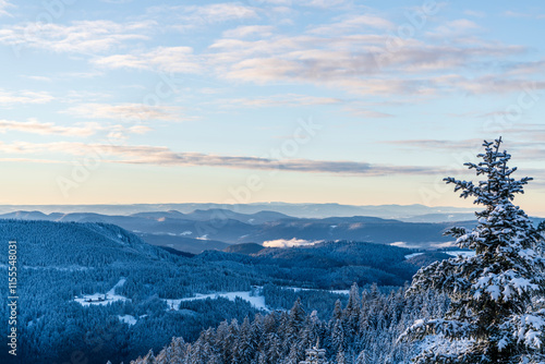 winter mountain landscape