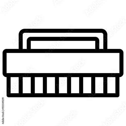 cleaning brush icon