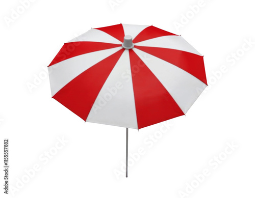 red and white umbrella