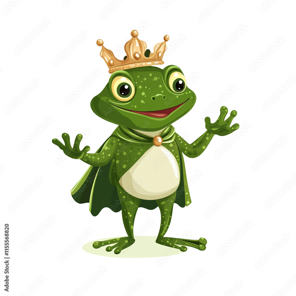 The Majestic Frog King in his Golden Crown The Majestic Frog King in his Golden Crown