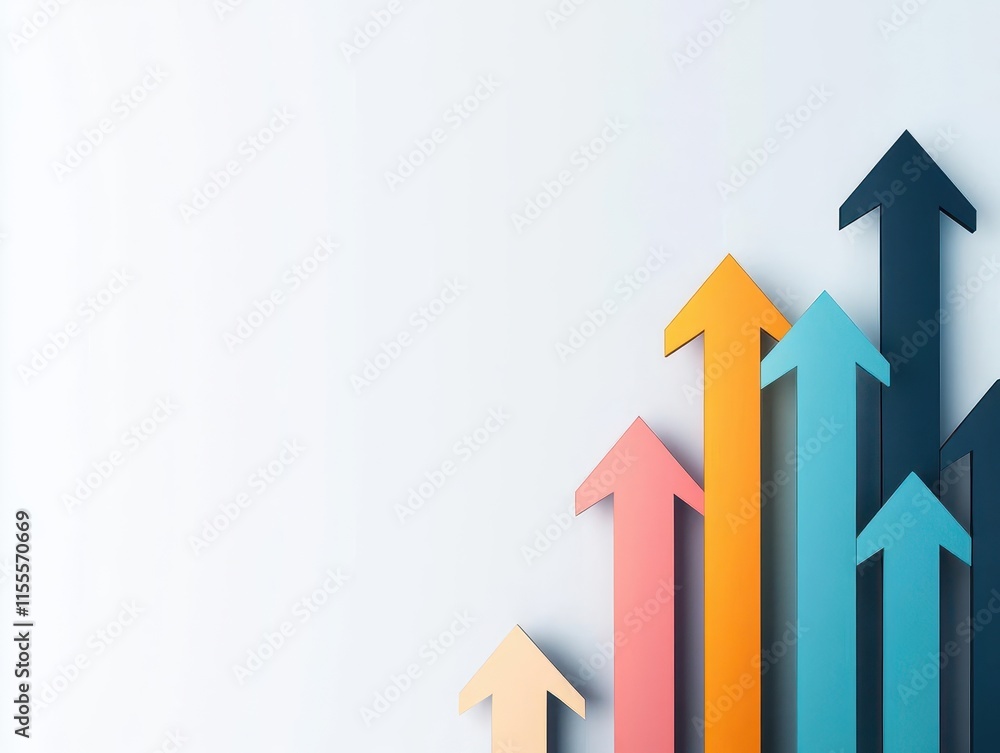 PMI data visualized with arrows showing business optimism or pessimism, symbolizing economic sentiment shifts PMI data visualized with arrows showing business optimism or pessimism, symbolizing economic sentiment shifts