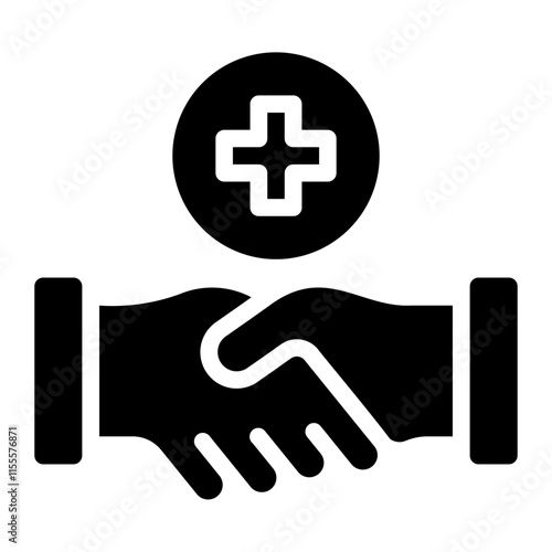 medical glyph icon