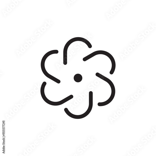 ATOM MOLECULE SCIENCE ICON