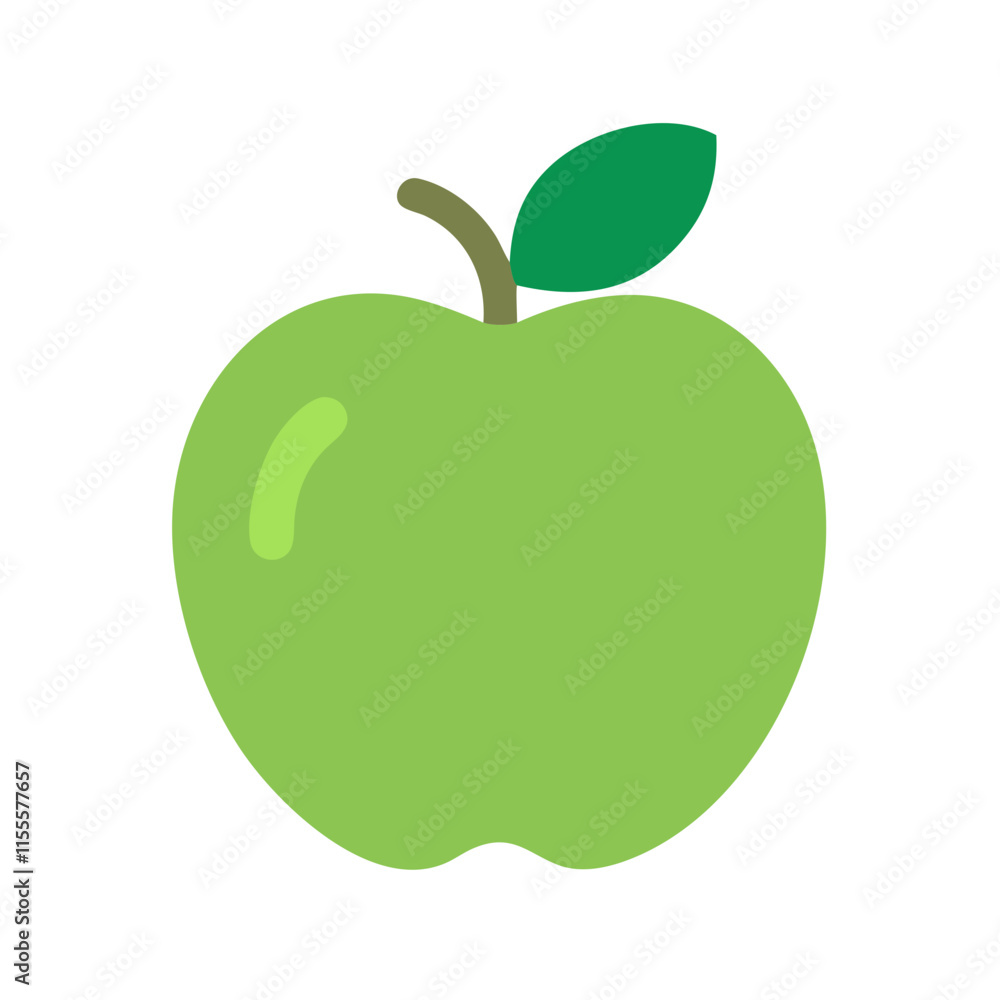 Fototapeta premium green-apple icon design