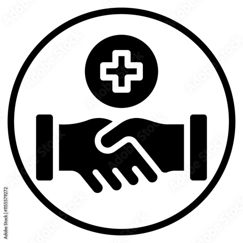 medical glyph icon