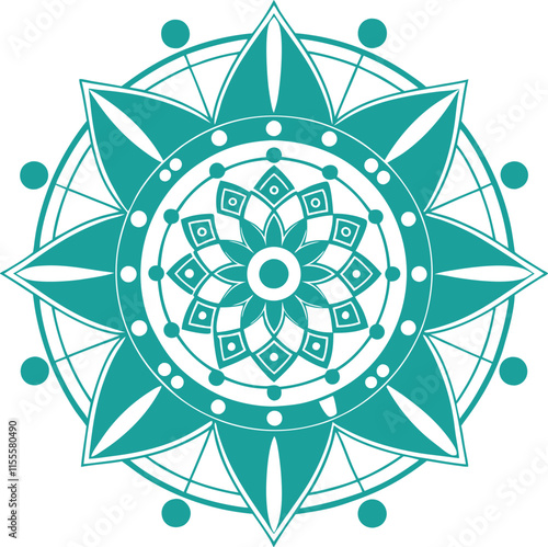 Infinite Harmony Mesmerizing Mandala Design for Modern Aesthetics photo