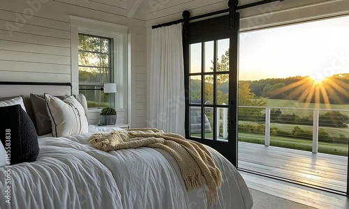 Wallpaper Mural Modern Farmhouse Bedroom Retreat Torontodigital.ca