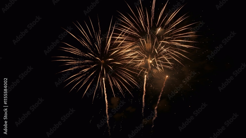 fireworks on black background fireworks on black background