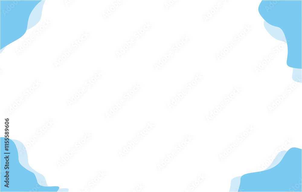 blue background with frame for text blue background with frame for text
