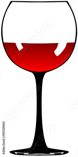 Verre de vin rouge pinard alcool photo