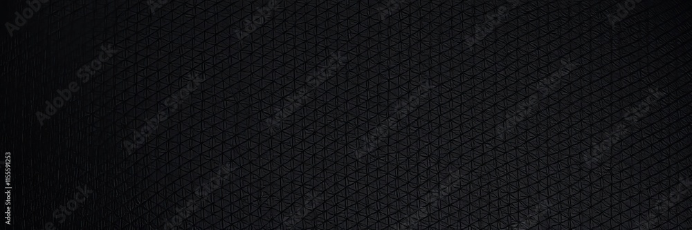 Panorama of luxurious black leather texture with seamless pattern, fashion, close-up Panorama of luxurious black leather texture with seamless pattern, fashion, close-up