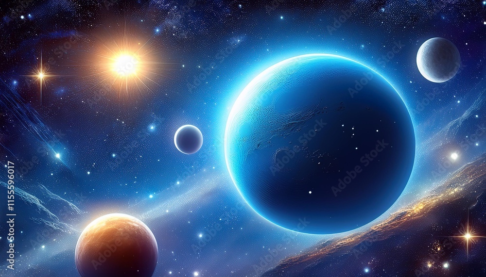 Obraz premium planet and space