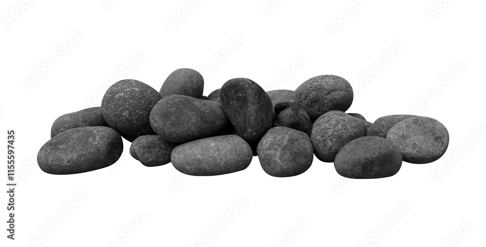 stack of stone on white background stack of stone on white background