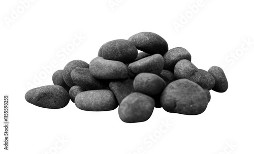 Photography Stack of rock isolated