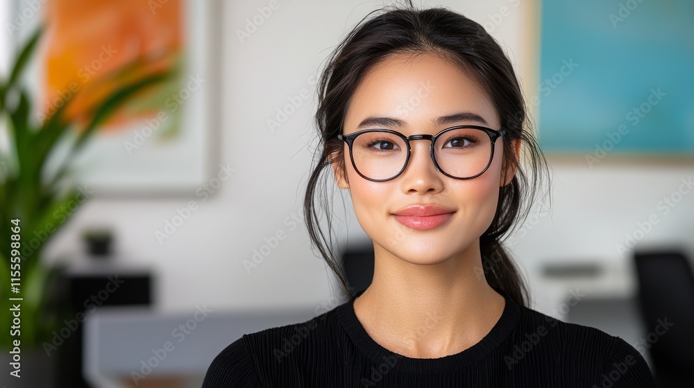 Professional Headshot of a Startup Founder in Minimalist Style Professional Headshot of a Startup Founder in Minimalist Style