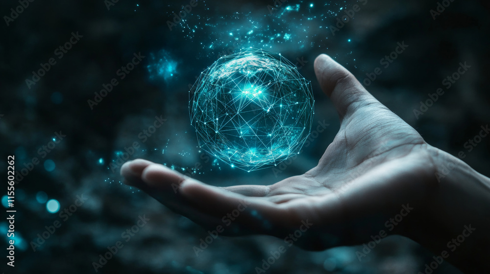 The hologram is money. Money in the palms of polygons, triangles of dots and lines. The coin in the palms is a low-poly compound structure. Technology concept vector. The hologram is money. Money in the palms of polygons, triangles of dots and lines. The coin in the palms is a low-poly compound structure. Technology concept vector.