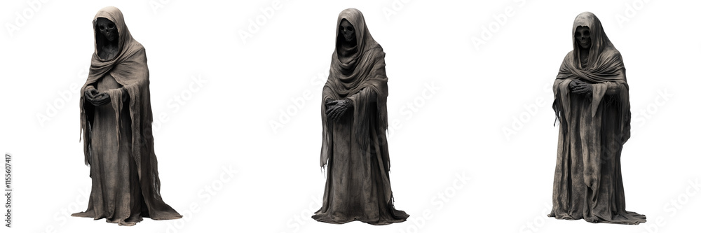 Set of A young woman wearing a traditional Islamic veil on transparent png background Set of A young woman wearing a traditional Islamic veil on transparent png background