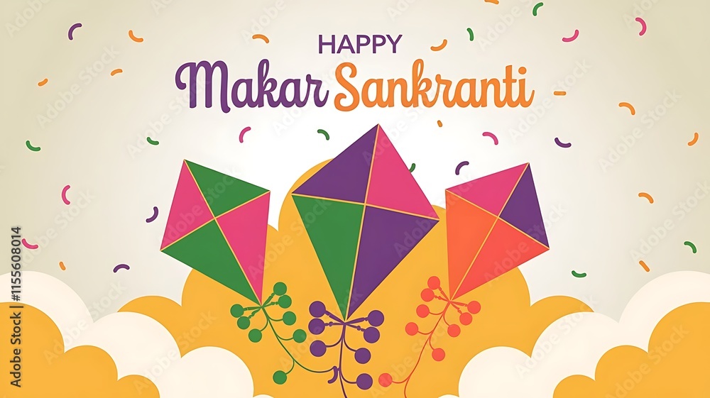 Makar Sankranti. Poster, Banner, Story, Post. Makar Sankranti. Poster, Banner, Story, Post.