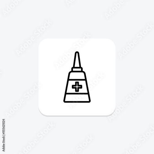 Decongestant line icon , vector, pixel perfect, illustrator file