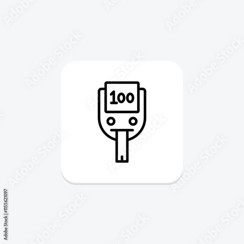 Sugar Machine line icon , vector, pixel perfect, illustrator file