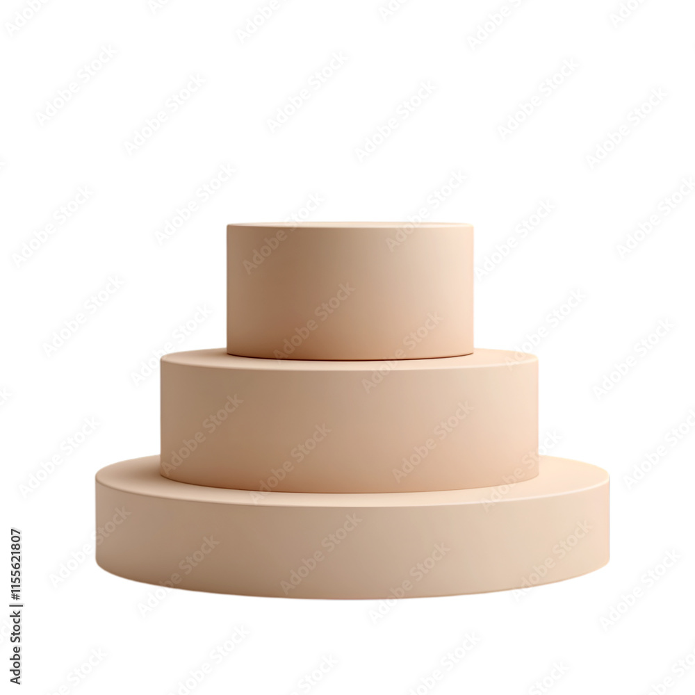 Podium on a white background Podium on a white background